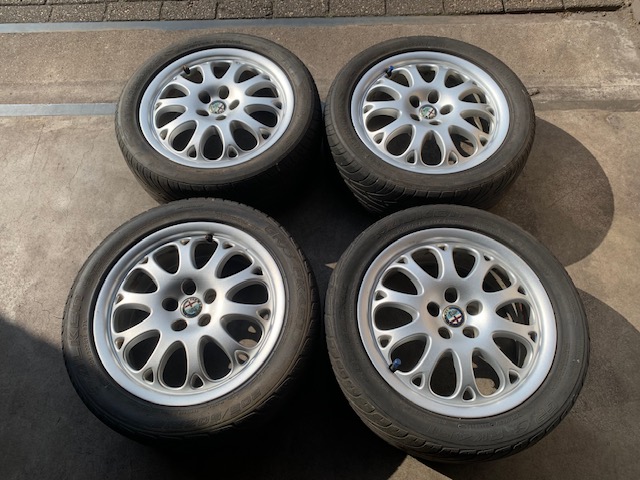 ORIGINELE ALFA GT GTV SPIDER FIAT VELGEN + BANDEN 195 55 R16