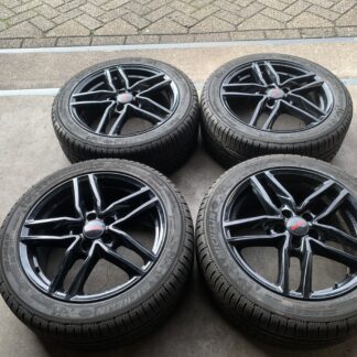 VW GOLF 5/6/7/8 CADDY T-ROC SEAT SKODA AUDI VELGEN + BANDEN 235 45 R17