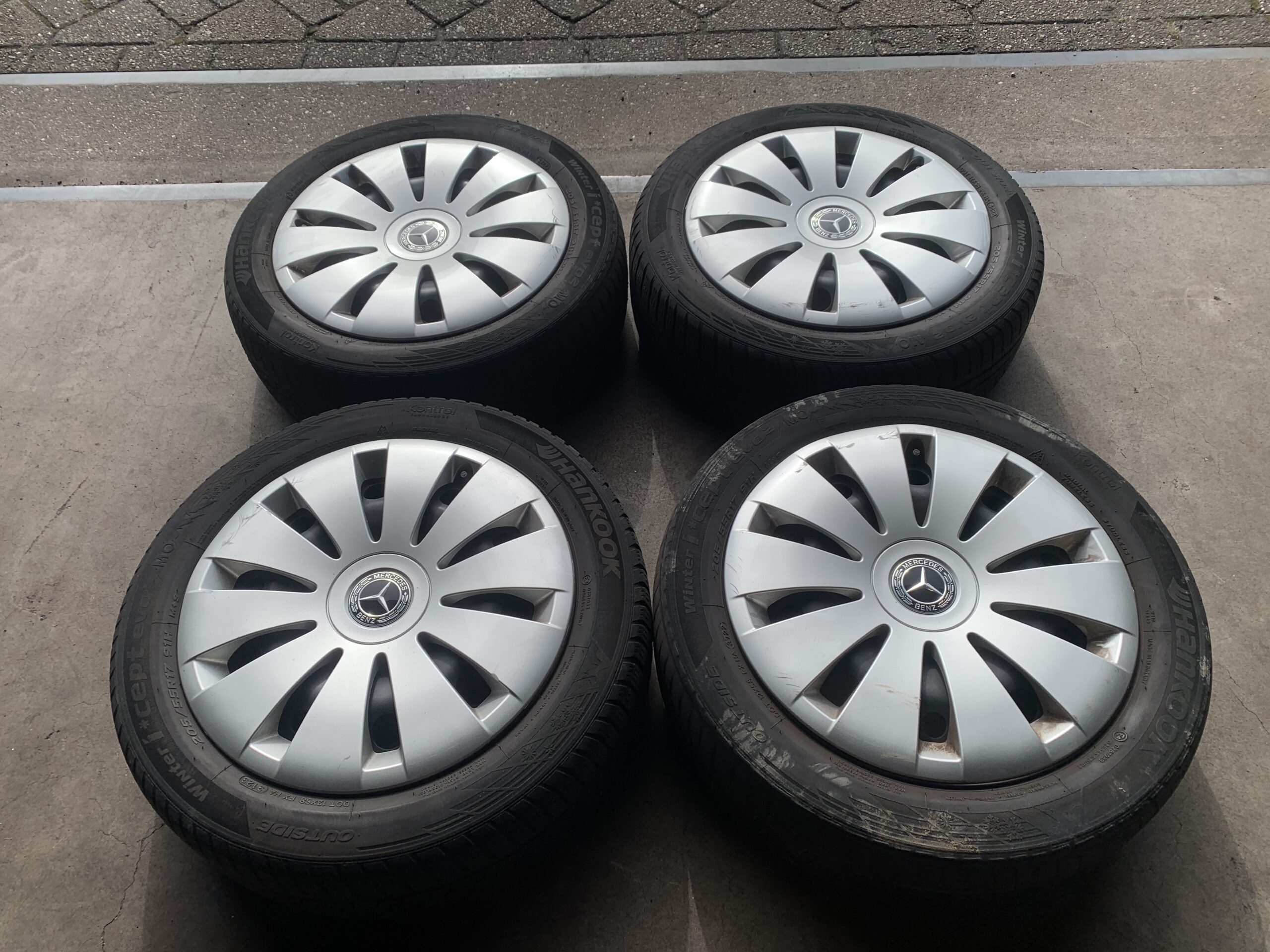 ORIGINELE MB VITO VELGEN + WINTERBANDEN 215 60 R17 + TPMS