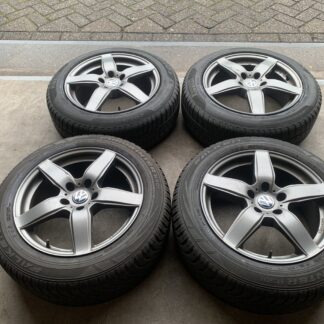 VW T-ROC AUDI Q2 CADDY VELGEN SEAT SKODA + WINTERBANDEN 205 60 R17